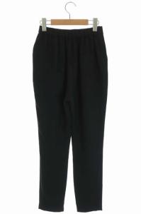 ENFOLD ゴムジョッパーズパンツ タック テーパード 36 黒 ブラック