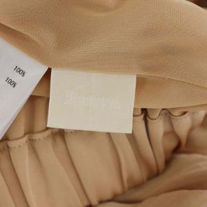 Diagram GRACE CONTINENTAL 21SS ワッシャーフレアパンツ ワイド プリーツ イージー 36 ライトブラウン