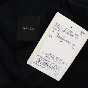 Spick&Span 21SS ICECOTTON BIG Vカーディガン 長袖 F 紺 ネイビー