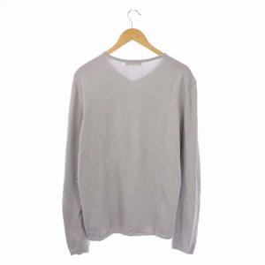 Cruciani  Vネックニットセーター ライトパープル