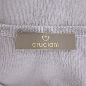 Cruciani  Vネックニットセーター ライトパープル