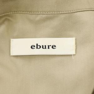 ebure ロングワンピース 七分袖 インナー付 38 ベージュ