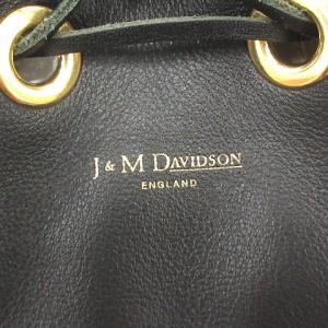J&M DAVIDSON CARNIVAL ショルダーバッグ 巾着 フリンジ レザー 黒 ブラック