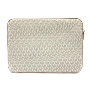 MICHAEL KORS JET SET ラップトップケース パソコンケース レザー 白 ホワイト