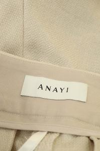 ANAYI 21SS ワイドパンツ ベージュ