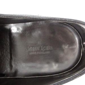 JOHN LOBB 2014イヤーモデルス ドレスシューズ トレートチップシューズ レザー 11.5 30cm 黒 ブラック
