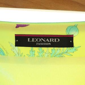 LEONARD FASHION スカート 花柄 34 イエロー