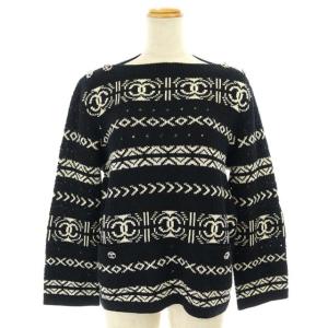 20P ココマーク プルオーバーニット ペーパー 総柄 36