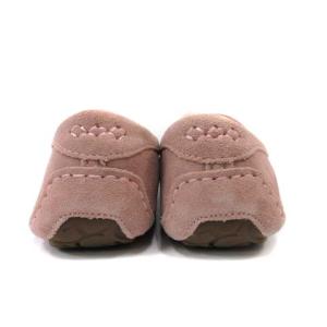 UGG australia アンスレー ANSLEY モカシン スリッポン ボア スエード US7 24cm ピンク 1106878