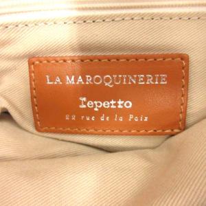 Repetto 21SS Canvas mini tote ハンドバッグ ショルダーバッグ 2way トートバッグ キャンバス レザー 牛革