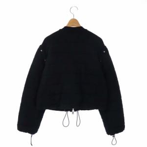 3.1 phillip lim 2wayジップアップブルゾン アウター ベスト 中綿 ダブルジップ XS TP 黒 ブラック