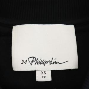 3.1 phillip lim 2wayジップアップブルゾン アウター ベスト 中綿 ダブルジップ XS TP 黒 ブラック