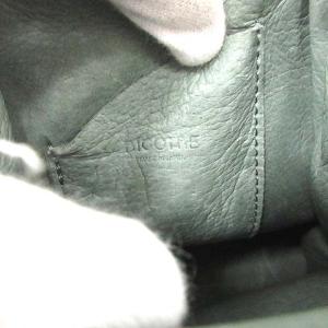 BIGOTRE ショルダーバッグ ワンショルダー ミニ がま口 ダメージ加工 レザー 黒 ブラック