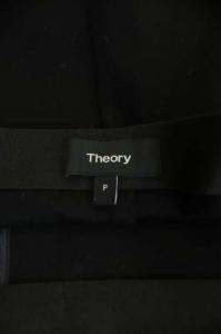 Theory 20SS COTTON PONTE SUB/WIDE LEG PANT J P ブラック
