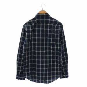 N.HOOLYWOOD コットンチェックシャツ ネイビー