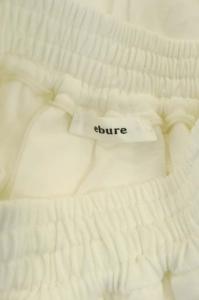 ebure ロングフレアサーキュラースカート 36 ホワイト
