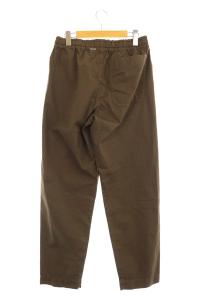 MHL. 20SS SUPERFINE COTTON TWILL パンツ イージー テーパード 1 茶 ブラウン 