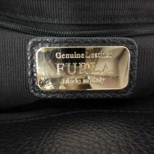 FURLA アルテーシア カウレザーハンドバッグ ブラック