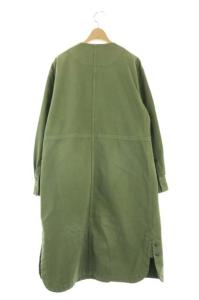 GRACE CONTINENTAL ルーズアーミーコート 36 カーキ