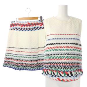 セットアップ ニット ツイード 38 マルチカラー P54052K07005