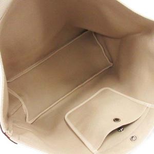 Hervé Chapelier リュクス スクエア トートバッグ コーテッドキャンバス グレージュ 705GP