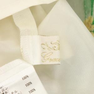 Grace Class フラワー刺繍フレアチュールスカート マルチカラー