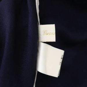 Grace Class 20SS リネンタッチバイカラーワンピース ロング 半袖 ベルト付き 36 紺 白 ネイビー ホワイト