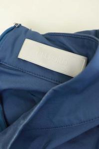 CELFORD 21SS バックリボン刺繍ワンピース 38 ブルー