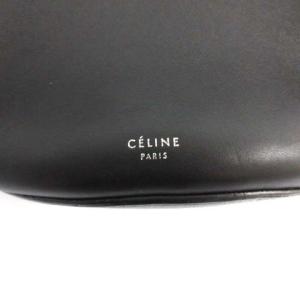 CELINE ビッグバッグバケット ショルダーバッグ レザー シルバー金具 バックル