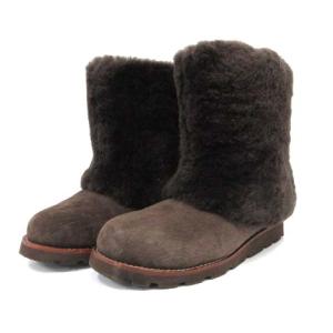 UGG australia メイリン MAYLIN チェスナット CHESTNUTS ムートンブーツ ショート ボア フラット スエード ダークブラウン