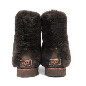 UGG australia メイリン MAYLIN チェスナット CHESTNUTS ムートンブーツ ショート ボア フラット スエード ダークブラウン