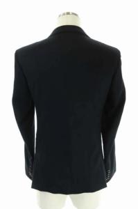 junhashimoto 3Dセットアップスーツ テーラードジャケット 総裏地 スラックスパンツ ジッパーフライ 2 黒 ブラック