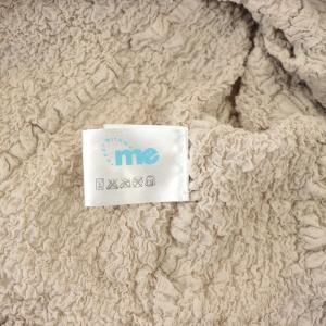 me ISSEY MIYAKE シワ加工 シャツ ブラウス 長袖 ベージュ