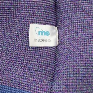 me ISSEY MIYAKE タートルネックプリーツ半袖ブラウス カットソー プルオーバー パープル