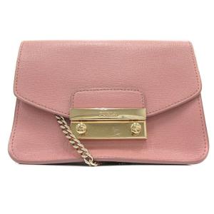 METROPOLIS チェーンショルダーバッグピンク