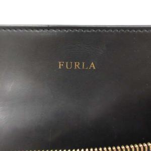 FURLA DOLCE VITA レザーハンドバッグ ブラック