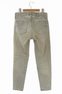 upper hights THE STELLA スリムテーパードデニム ジーンズ ダメージ加工 22 ライトブラウン 13G219