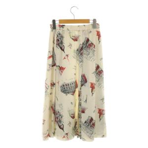 Grace Class 20SS ボックスプリーツロングスカート 36 アイボリー