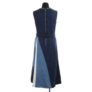 Grace Class ノースリーブデニムロングワンピース ライトブルー