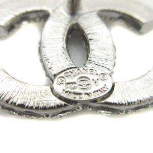 CHANEL B20V ピアス ココマーク ラインストーン シルバー