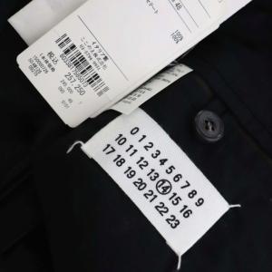 Martin Margiela 14 八の字ライダース シングル レザージャケット 48 ブラック