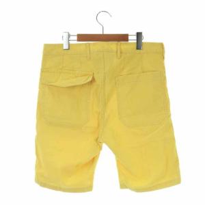 visvim コーデュロイショートパンツ ハーフ ジッパーフライ 3 黄 イエロー