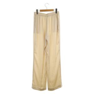 Theory 21AW CRUSHED SATIN ST PULL ON B パンツ イージー 0 ライトベージュ