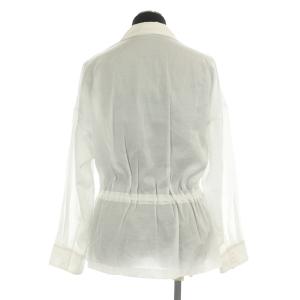 ANAYI 20SS シアーツイルオーバーシャツブラウス 36 オフホワイト