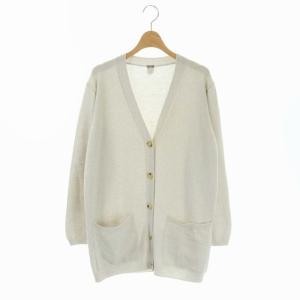 19SS ウールコットンカーディガン ニット F グレー