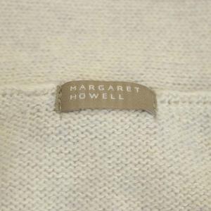 MARGARET HOWELL 19SS ウールコットンカーディガン ニット F グレー