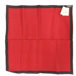 HERMES セラフェット Cest la fete カレ45 シルク 赤