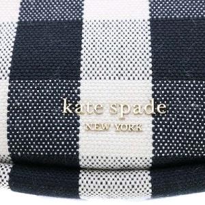 kate spade new york スマイル ギンガムチェック スモールショルダーバッグ ブラック ホワイト