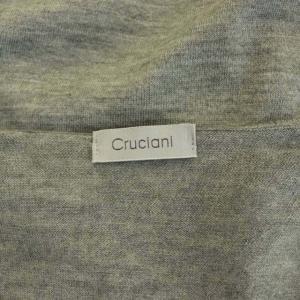 Cruciani カシミヤシルクVネックニット グレー