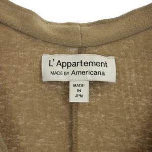 L'Appartement BYアメリカーナ ワンピース ロング コットン ブラウン